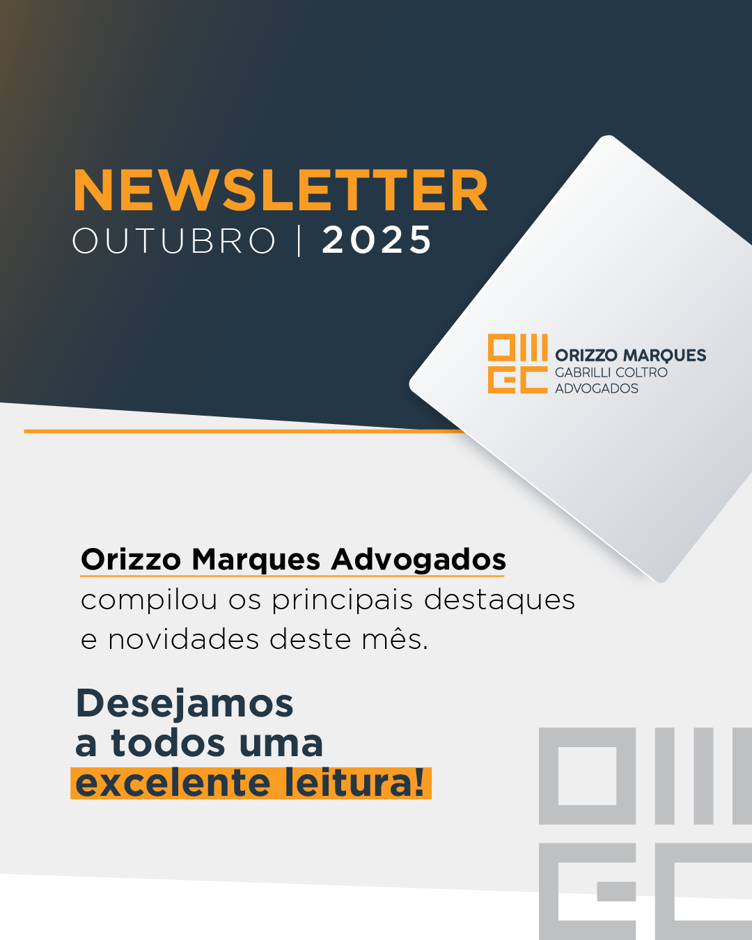 NEWSLETTER  OUTUBRO 2025