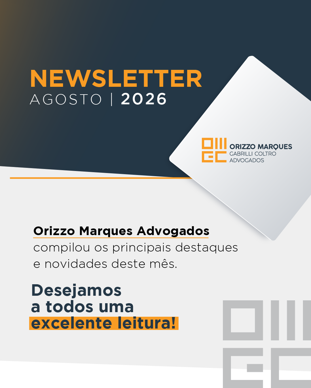 NEWSLETTER AGOSTO 2026